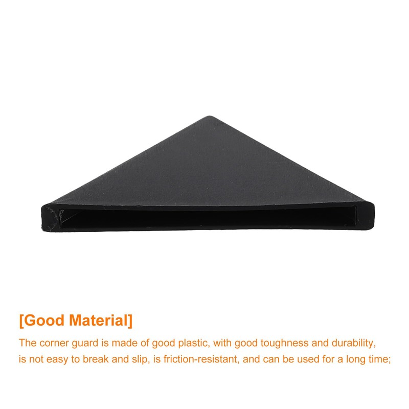 uxcell 20Pcs Plastic Corner Protectors 4x50mm Right Angle Shape Glass