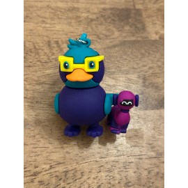 2025 kids heart challenge ducks keychains Wiley and Bingo Ducks NEW Rare