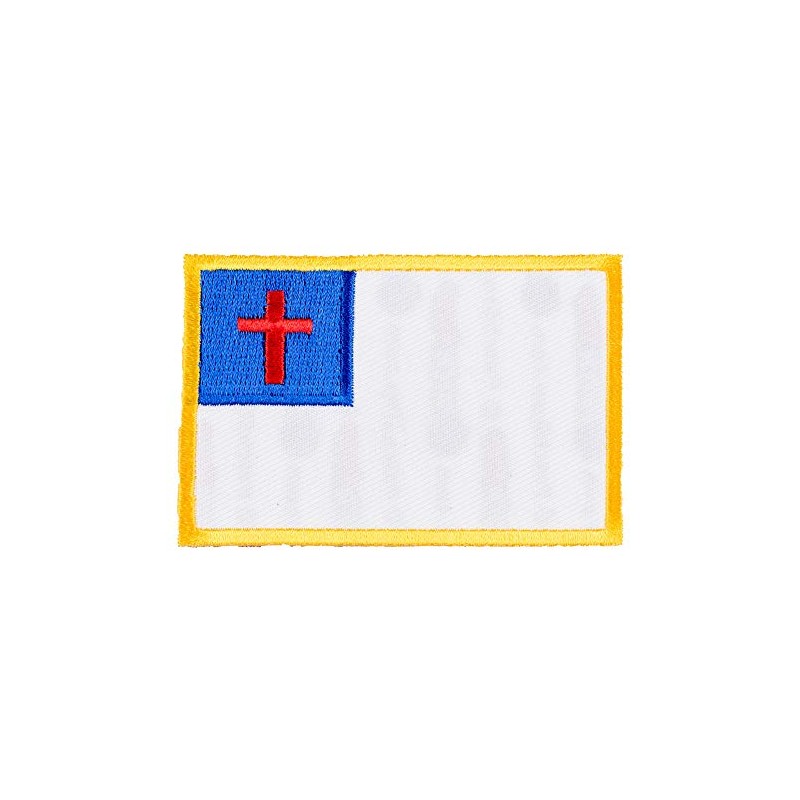 Christian Flag Patch, Christian Biker Patches