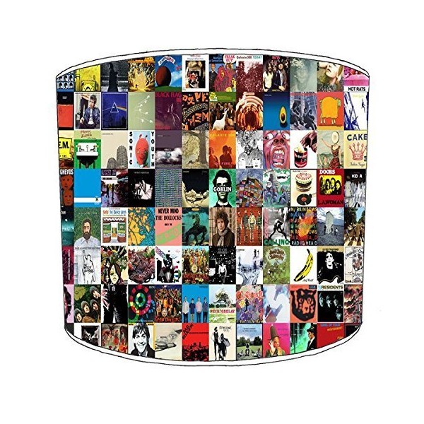 Famous Artist Music Album Covers Lampshade For A Ceiling Light In 3 Sizes - Free Personalisation