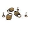 Honbay 3pcs Vintage Antique Style Mini Archaize Padlocks Key Lock