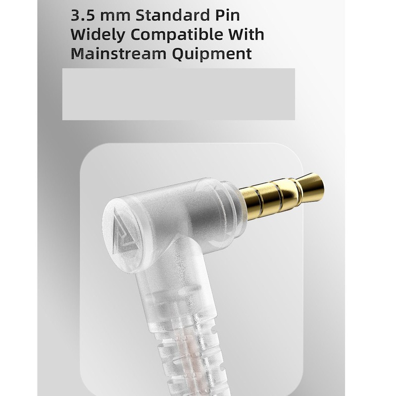 Wired Sound Isolating Earbuds with Microphone Detachable Dynamic Earphone with