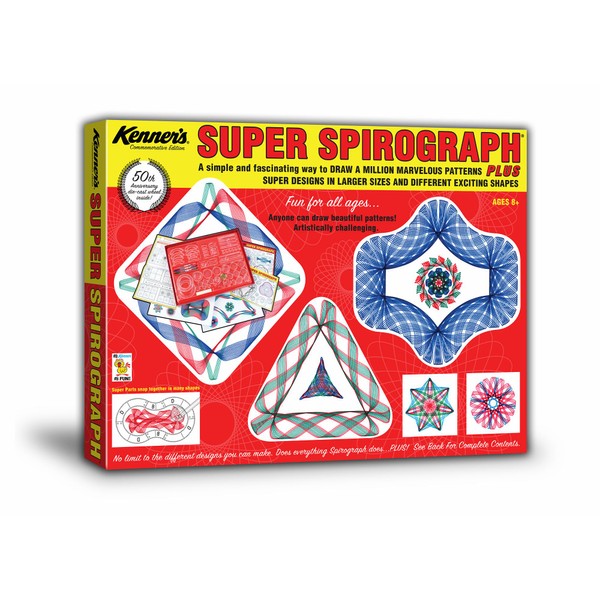 Spirograph Super Spirograph Jumbo Set, 75-Piece