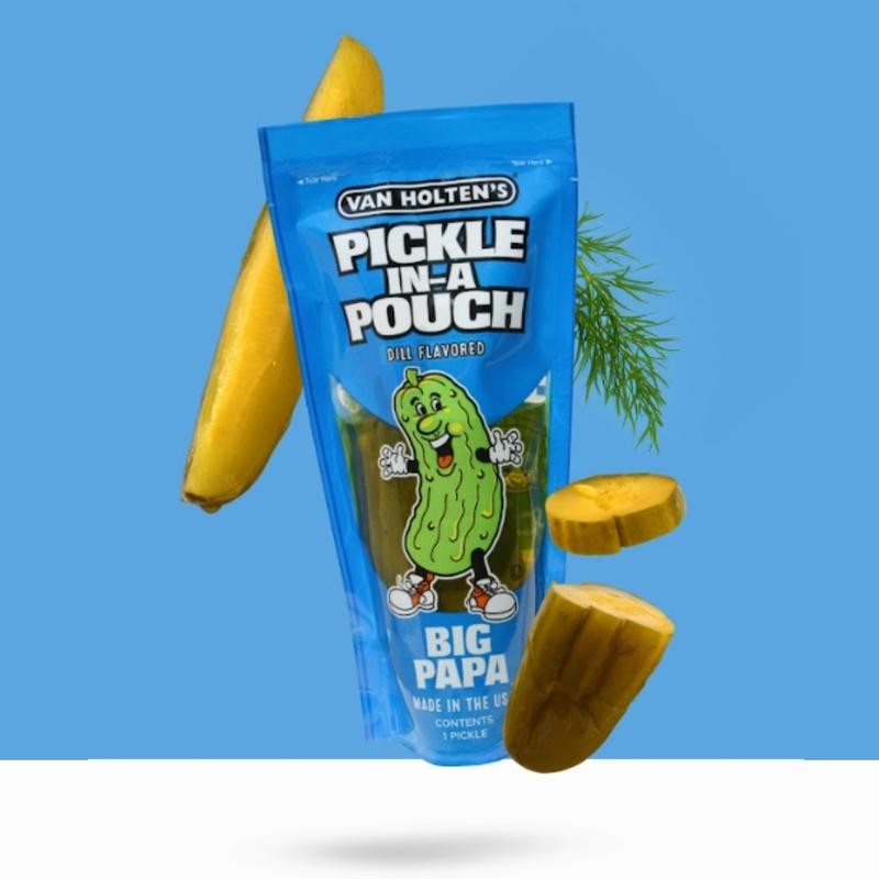 Van Holten's Pickles - Variety Pickle-In-A-Pouch Sampler - 8 Pack