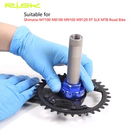 SONZUIA 12 Speed Bicycle Chainrings Lock Ring Removal Tool, Bike Direct Mount Lockring Tool for Shimano XTR 9120, M9100, M7100, XT 8100, XT SLX Mountain Bike Road