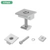 M METERXITY 12-Pack Solar Panel Mount Mid Clamps 30mm T