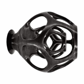 byMazy Maze Shrimp Hide | Shrimp Protector & Swim-Through Hideout – Aquarium Plant Holder & Fish Tank Decor with Suction Cup (Black, Regular)