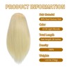 Sirydtm 28" Mannequin Head with Human Hair Light Blonde 80%