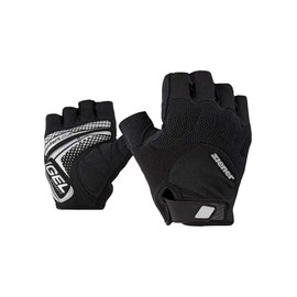 Ziener Men's COLIT Cycling Gloves | Short Finger - Breathable/Cushioning/Non-Slip, Black, 7