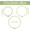 WUSJCOF 3 Sizes Round Embroidery Hoop Set, Cross Stitch Ring,
