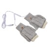 USB Heating Gloves Warm Cotton Full Finger and Half Fingerless