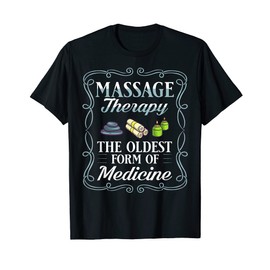 Massage Therapy T-Shirt, black, s
