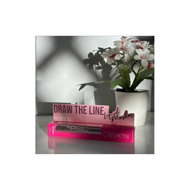 Delineador Liquido Overachiever Negro Beauty Creations Color Plumon Grueso