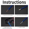 600 Pcs Wire Ferrules Kit, Non-Insulated Ferrule Crimp Terminals, Wire