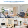 Ctronics 4G CCTV Cellular Surveillance Camera with SIM Card Indoor, 360° View Home Security Camera Indoor, Human/Motion Detection, Auto Tracking, 1080P Color Night Vision,