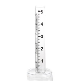 Evergreen Garden Glass Replacement Rain Gauge Tubes Maximum 5 Inches Measurement Set of 2