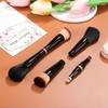 Minkissy Brocha De Maquillaje 4 En 1 - Brocha De