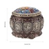 Vintage Music Box with 12 Constellations Rotating Goddess Twinkling LED
