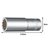 Tone HP3D-13L Deep Socket (12 Square) Drive Angle 0.3 inch