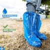 Large Thicker Boot And Shoe Covers Disposable Non-Slip 50 Pack