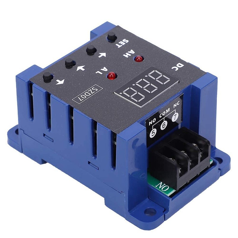 LiebeWH SZD07 Digital Ammeter, 0.3-50A DC Digital Ammeter Current Sensor