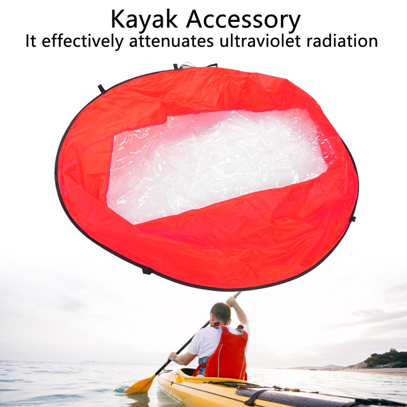 Foldable Kayak Boat Wind Sail EVA Reduced UV Radiation Portable