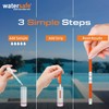 Watersafe Rapid Bacteria Test 10-Pack. Detects E.coli, Pseudomonas in 15