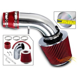 Rtunes Racing Short Ram Intake Kit + Filter Combo Compatible For 90-99 Celica ST GT GTS (Red)