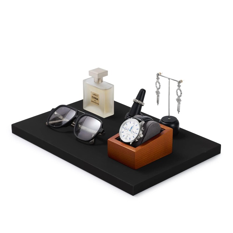 Oirlv SM04802 Watch Case, Wooden, Luxury, Stylish, For Single Display,