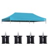Eurmax USA 10x20 Pop Up Canopy Replacement Canopy Tent Top