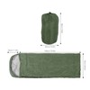 Adult Outdoor Envelope Sleeping Bag with Hood Waterproof for Camping