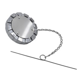 Aluminum Locking Diesel Vented Fuel Cap 3"-5.5 OEM Freightliner Fuel Tank Cover Replacement PartsSize: PL-L11A, Color: Silver