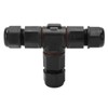 2 Pcs Tee Wire Connectors IP68 Waterproof 2 Pin 3