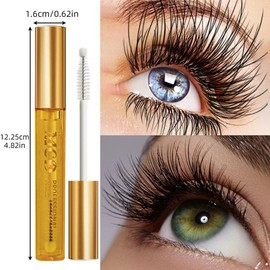 Eyelash & Eyebrow Enhancer Serum, 6 Counts Natural Ingredients Serum for Healthier Lashes and Brows, Nourishing Volumizing Eyebrow Enhancer Serum