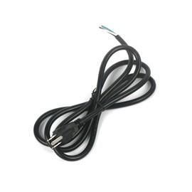 16 Gauge 3 Prong Heavy Duty Replacement 6ft Power Supply Cord Cable 120V Pigtail for Universal AC Appliance, NEMA 5-15 Plug US SJT 16AWG （6ft） (16 Gauge-6ft)