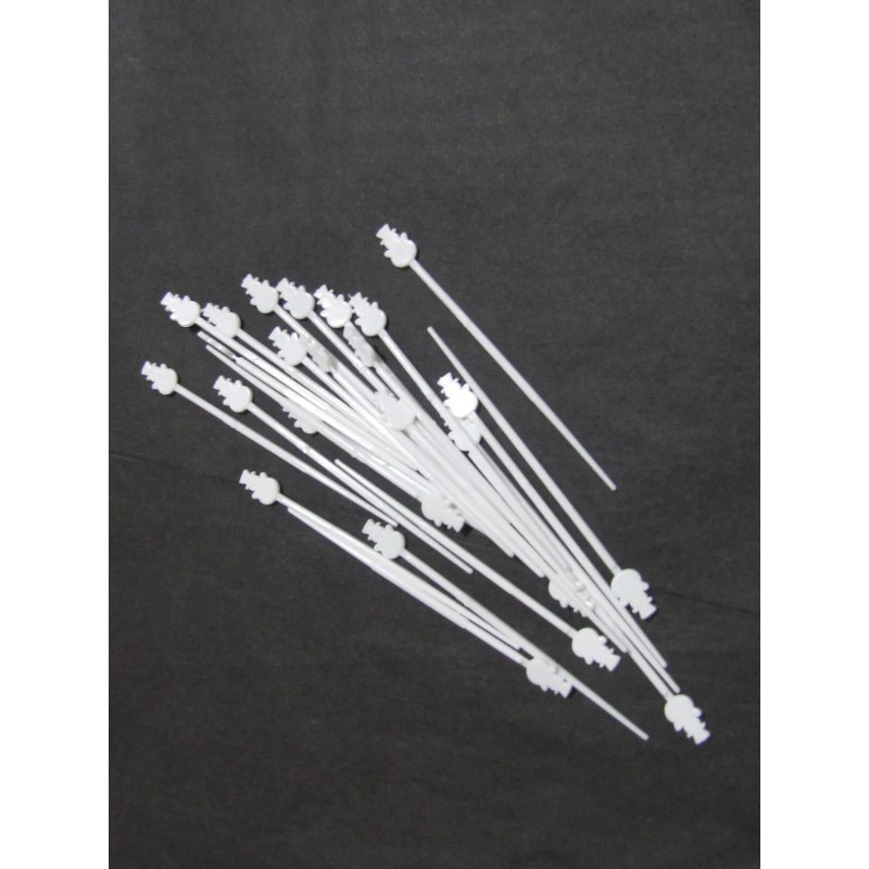 Creative Expressions Boxed White Snowman Plastic Party Picks - 200/pk