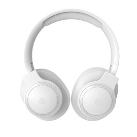 STF | Audífonos de Diadema Kun | Conexión Inalámbrica/Alámbrica | Batería 3.5 mm | Micrófono Incorporada (Blanco)