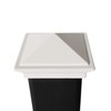 2" x 2" Aluminium Pyramid Post Cap for Metal Posts