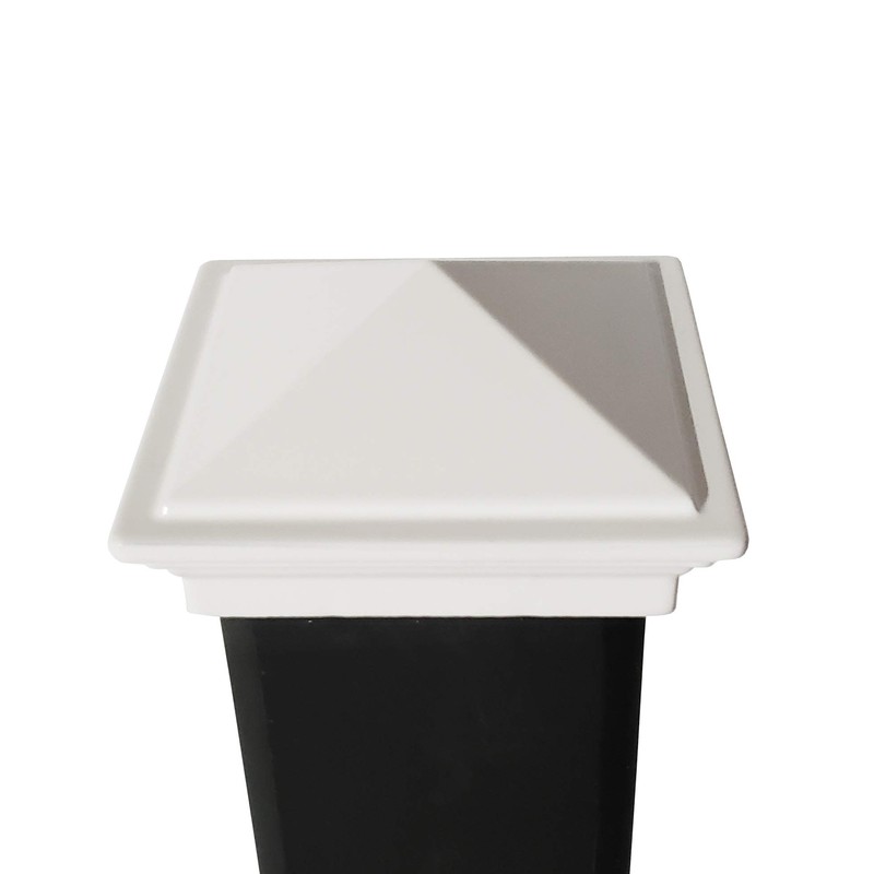 2" x 2" Aluminium Pyramid Post Cap for Metal Posts