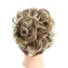 Rose bud Chignon Hairpiece Updo Synthetic Combs in Messy Bun
