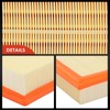 A-Premium Filtro de aire de motor de 2 piezas compatible