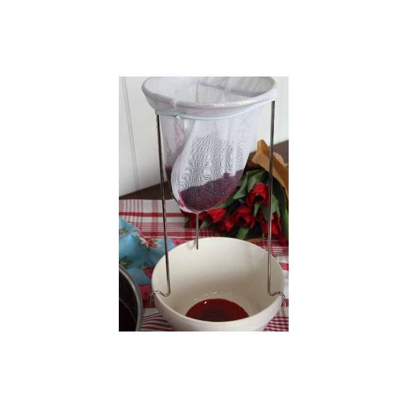 Dexam Jam Straining Set, nylon, White