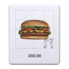 Azeeda 'Cheese Burger' Sliding Puzzle (PZ00027822)