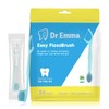 Dr. Emma Mini Brush Disposable Toothbrushes with Floss, Travel Mint