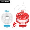 Dilsuaco CMZST0653 8pcs String Trimmer Spool Line(0.065",30Ft) with Cap Head,