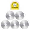 5 Pack 45mm Crochet Edge Skip Blade Perforated Rotary Blades