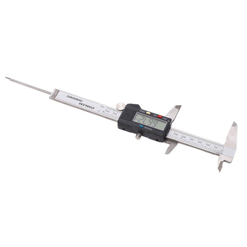 Digital Display Caliper Stainless Steel LCD Electronic Measuring Ruler with