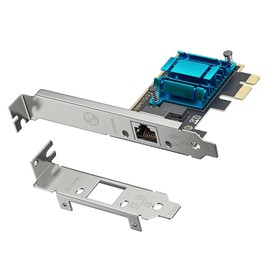Tarjeta PCI Express 2.5GBase-T 100M/1G/2.5G PCIE Tarjeta de red Gigabit Ethernet para PC compatible con Windows 11/10/8/7/XP y Mac OS RJ45 Adaptador