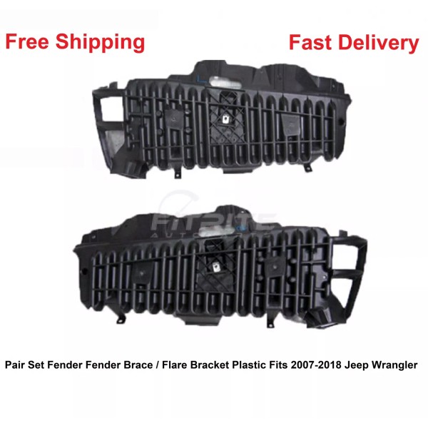 LKQ Set Of 2 Fender Brace / Fender Flare Bracket
