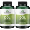 Swanson Dgl (Licorice) 385 Milligrams 180 Chwbls (2 Pack)